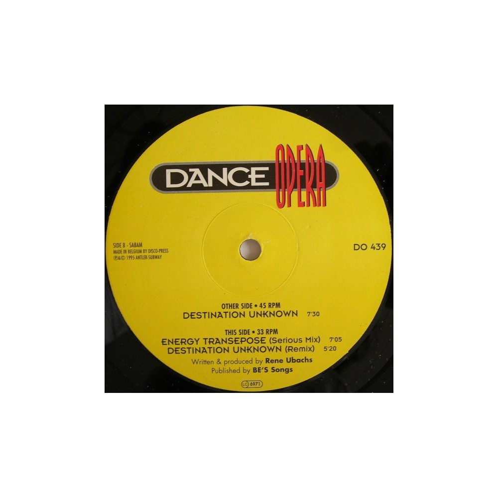 Aura ‎– Destination Unknown 