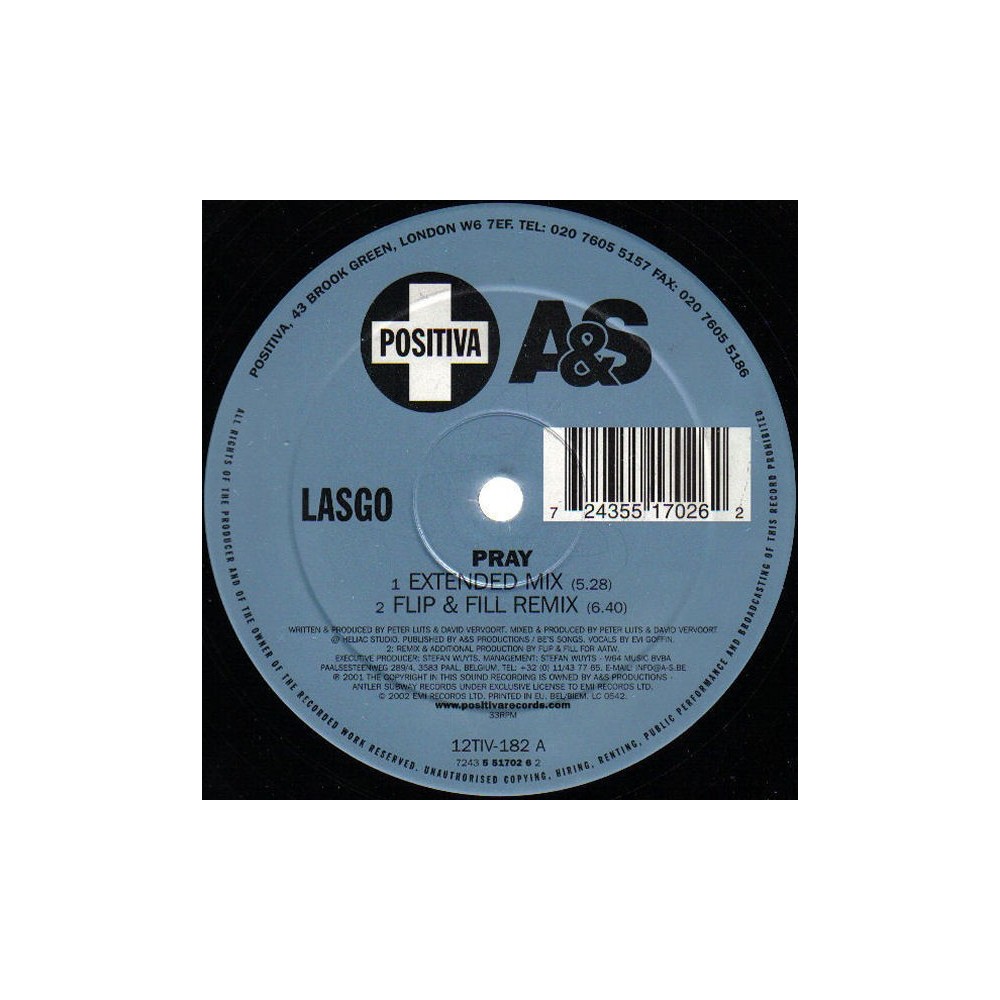 Lasgo ‎– Pray (BLANCO Y NEGRO)