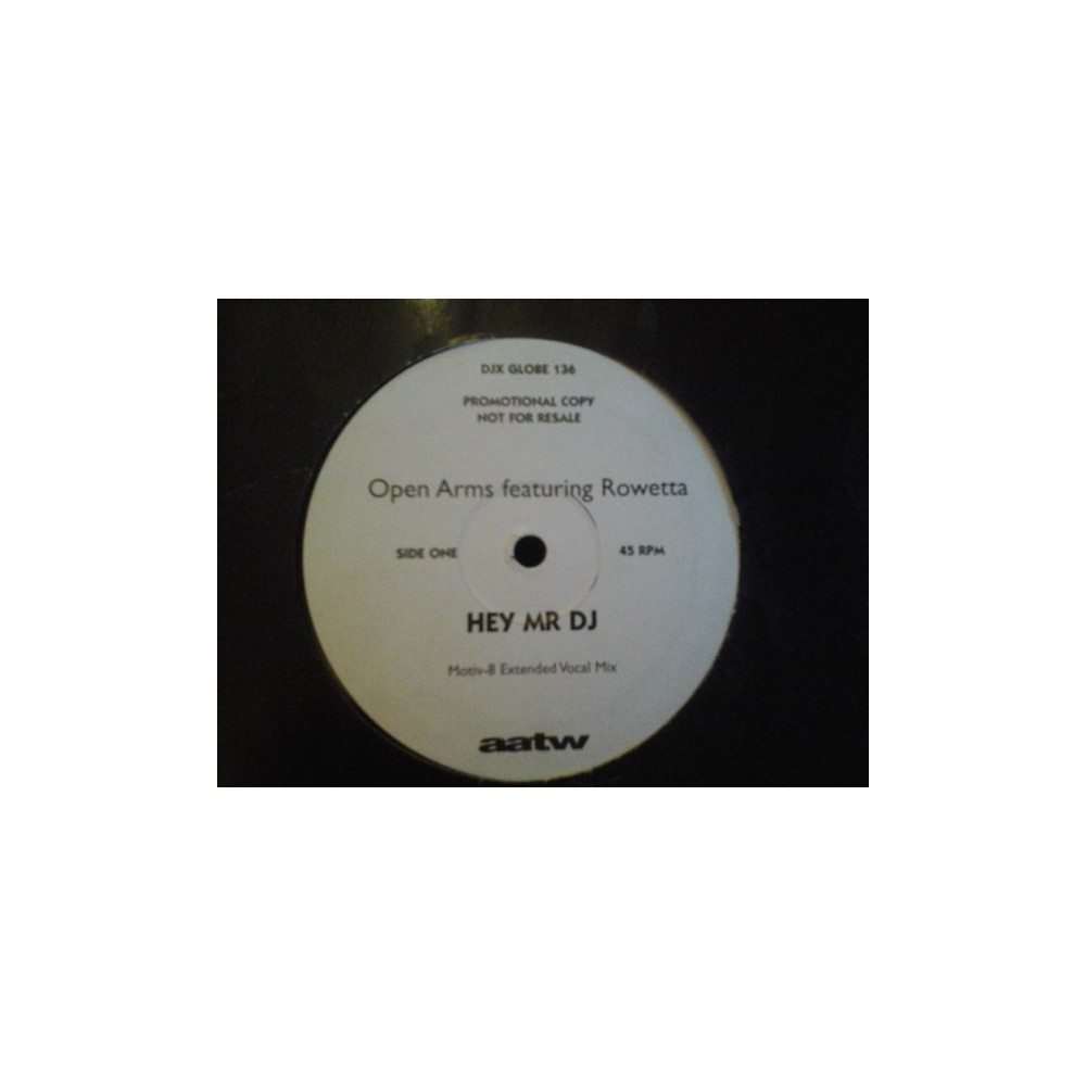Open Arms Featuring Rowetta ‎– Hey Mr DJ 
