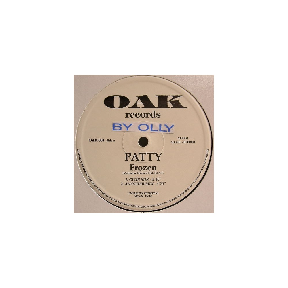 Patty ‎– Frozen 