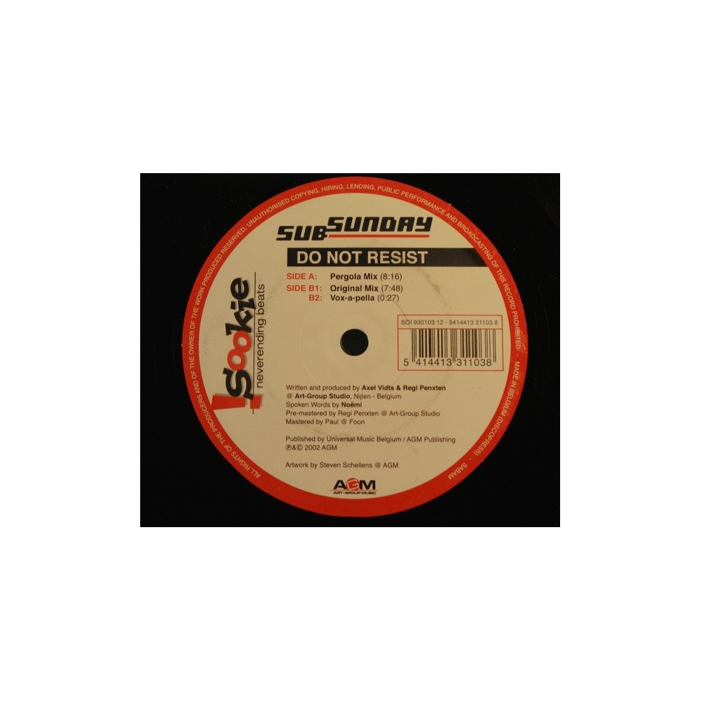  Subsunday ‎– Do Not Resist