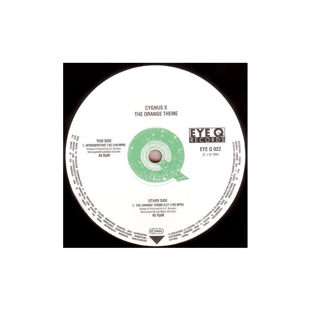  Cygnus X ‎– The Orange Theme (MAX MUSIC)