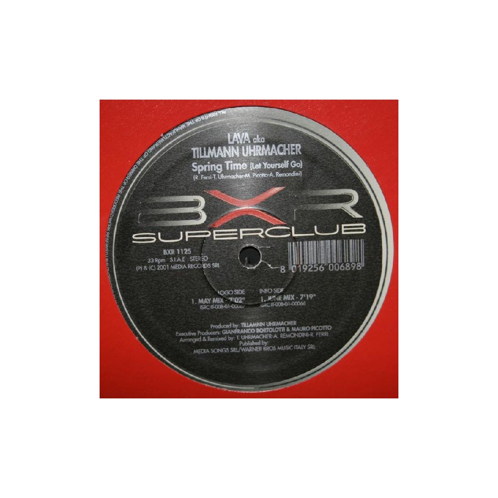 Lava aka Tillmann Uhrmacher ‎– Spring Time (Let Yourself Go)