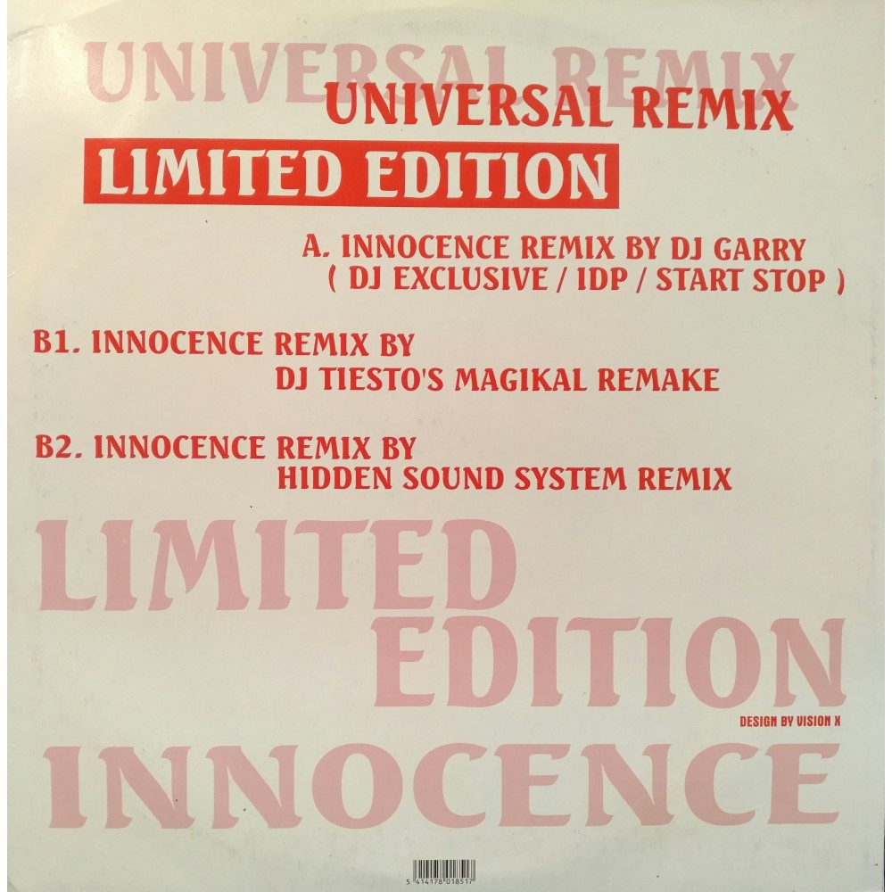 The Mackenzie Featuring Jessy ‎– Innocence