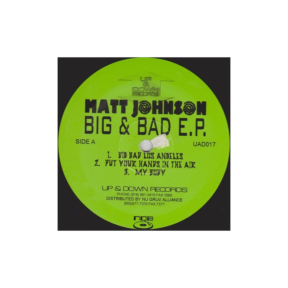 Matt Johnson ‎– Big & Bad EP