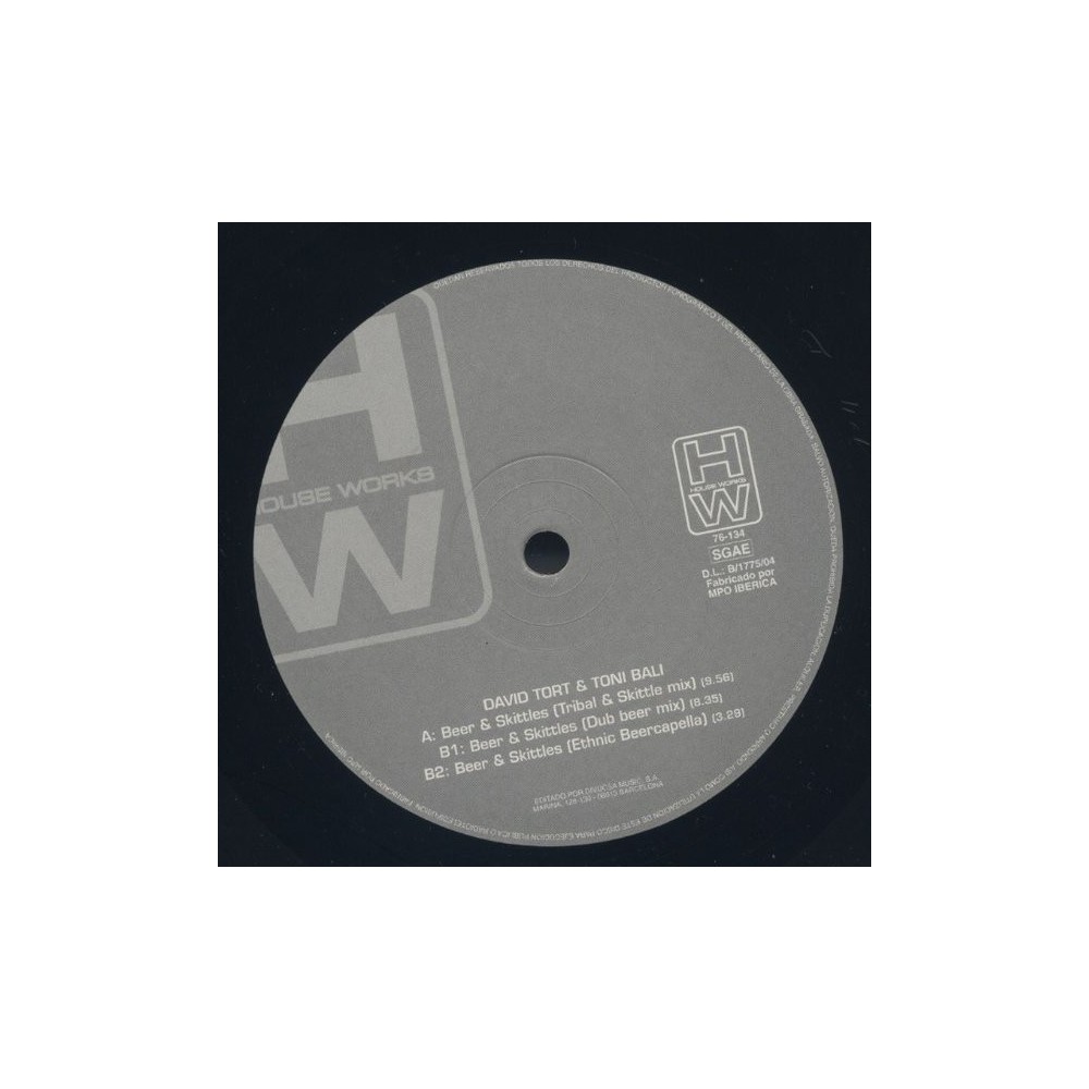 David Tort & Toni Bali ‎– Beer & Skittles