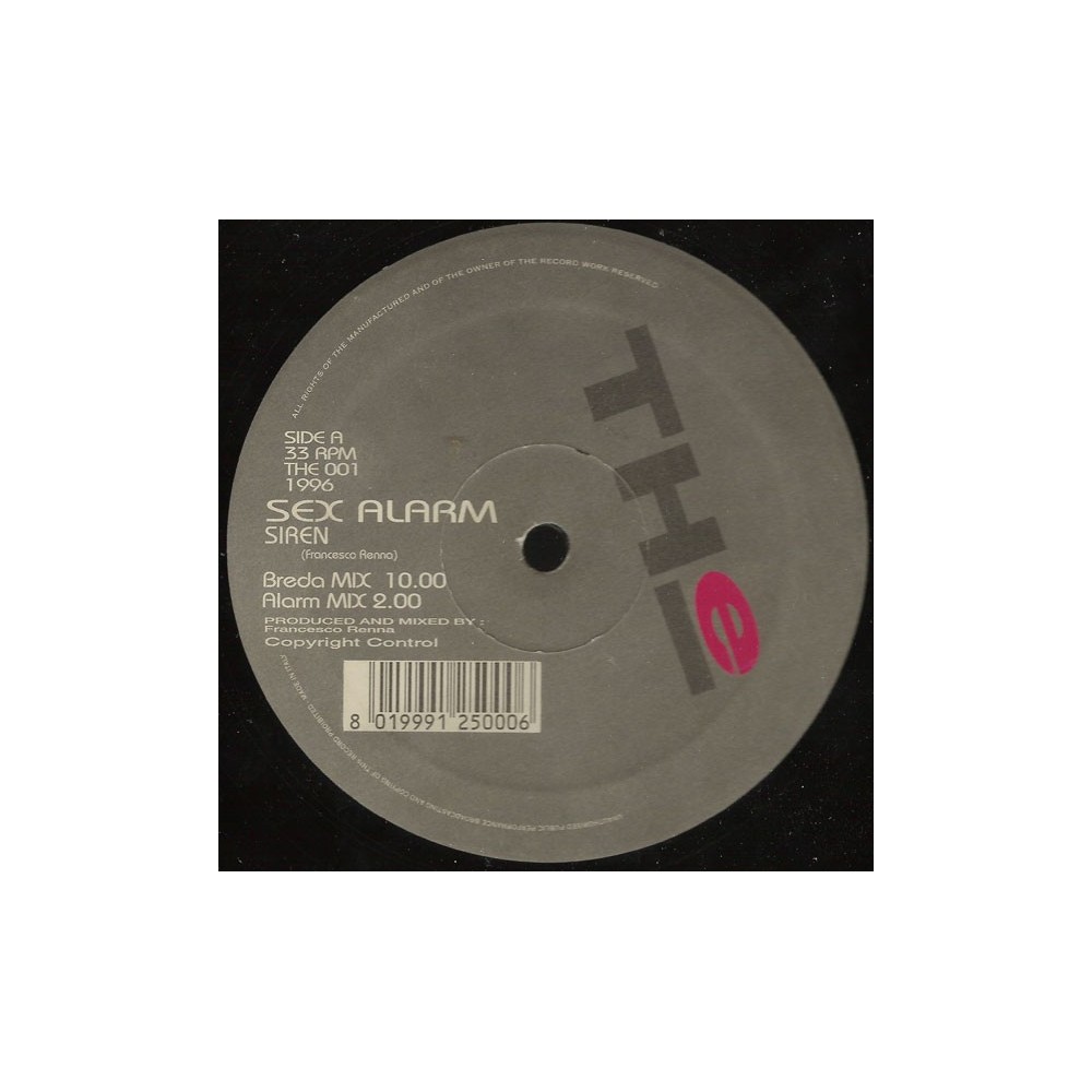 Sex Alarm ‎– Siren