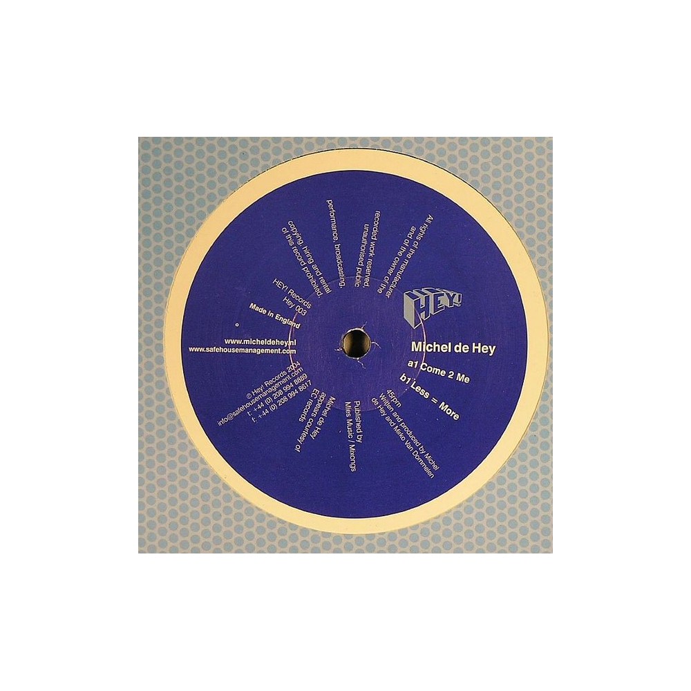 Michel de Hey ‎– Come 2 Me 