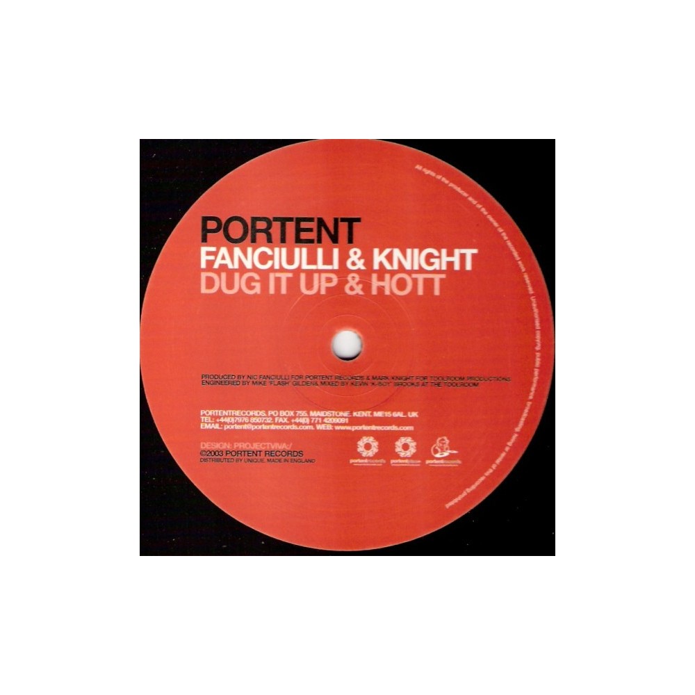 Fanciulli & Knight ‎– Dug It Up & Hott 