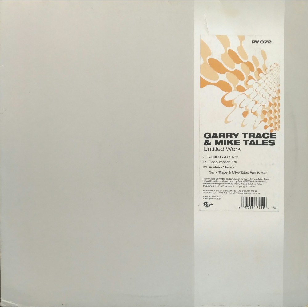 Garry Trace & Mike Tales ‎– Untitled Work