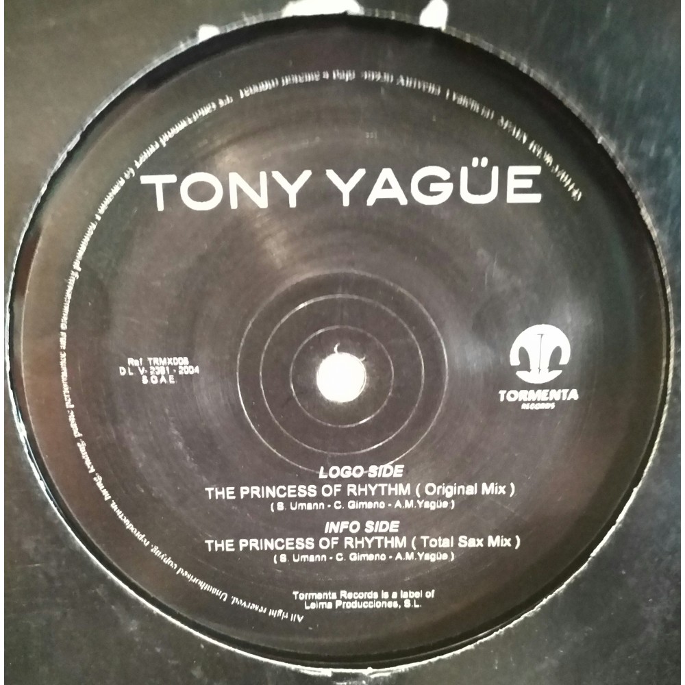 Tony Yagüe ‎– The Princess Of Rhythm
