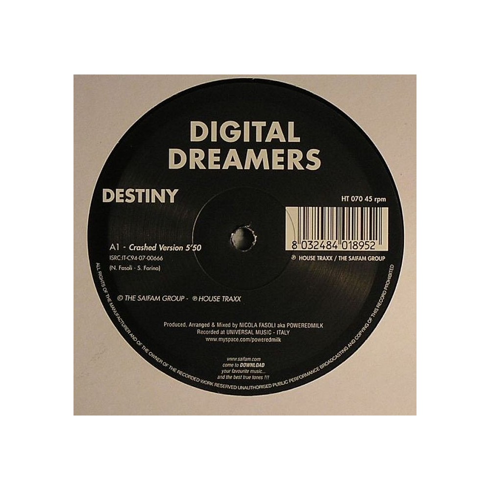 Digital Dreamers ‎– Destiny
