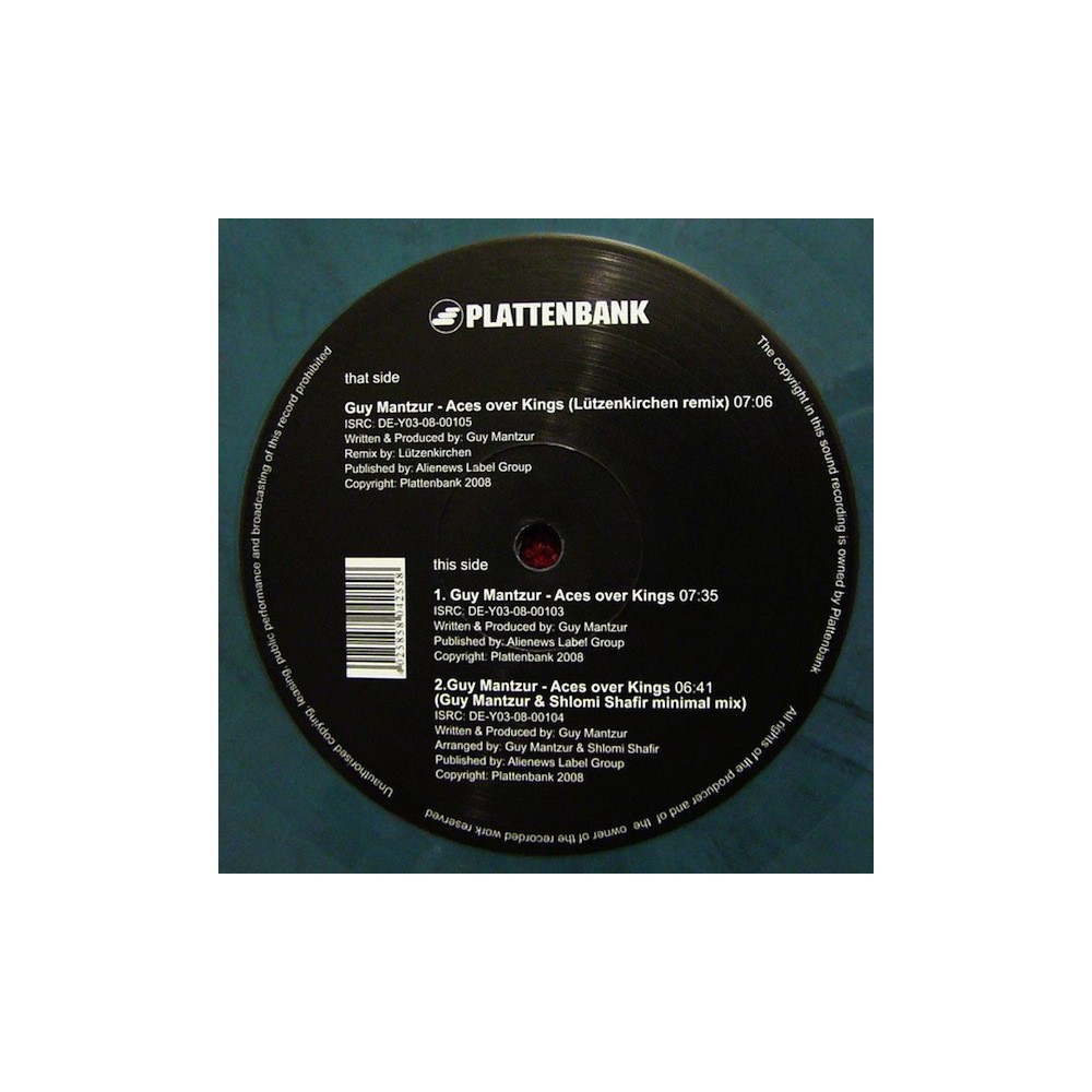 Guy Mantzur ‎– Aces Over Kings