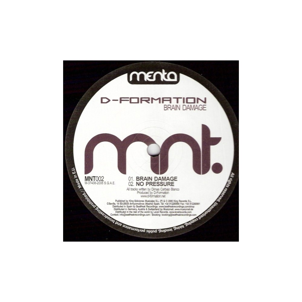D-Formation ‎– Brain Damage