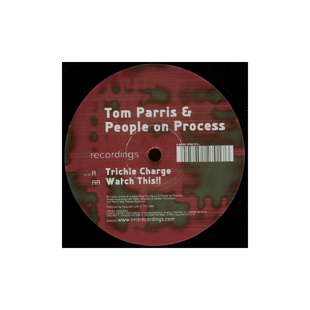 Tom Parris & People On Process ‎– Trickle Charge 