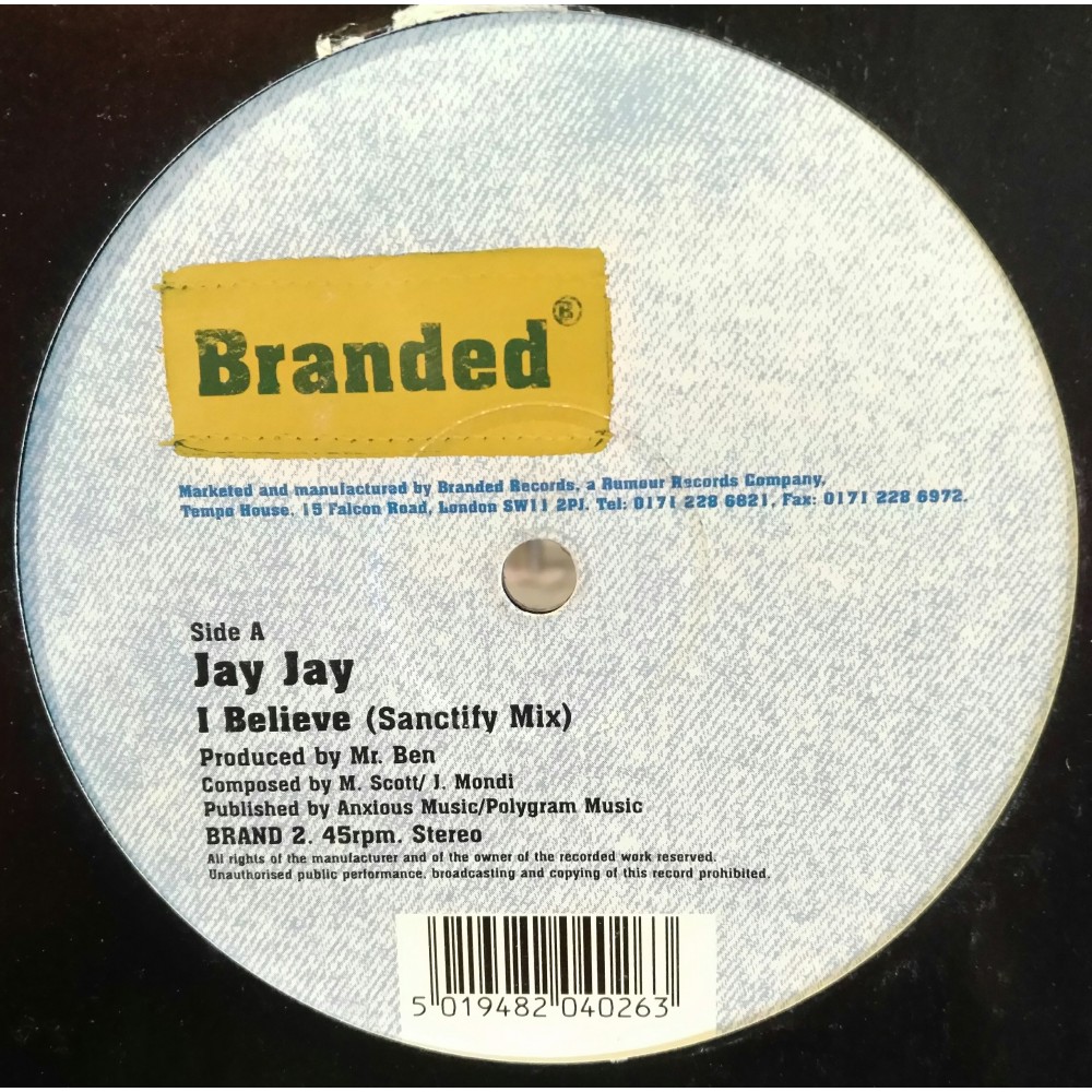 Jay Jay ‎– I Believe