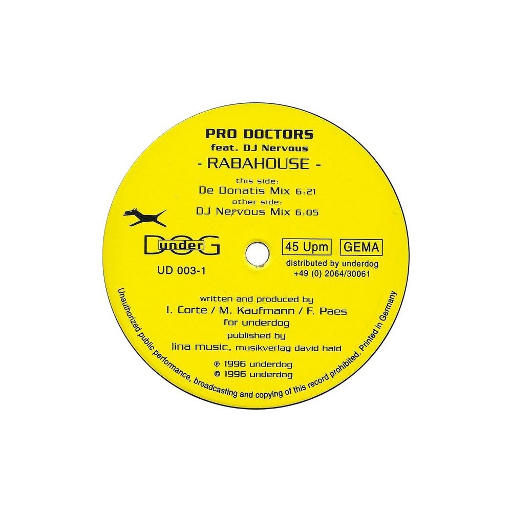 Pro Doctors ‎– Rabahouse 