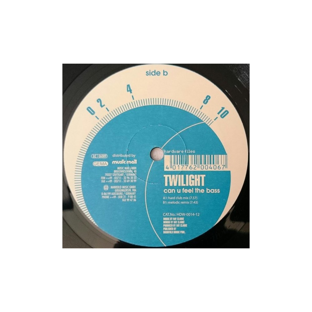 Twilight ‎– Can U Feel The Bass