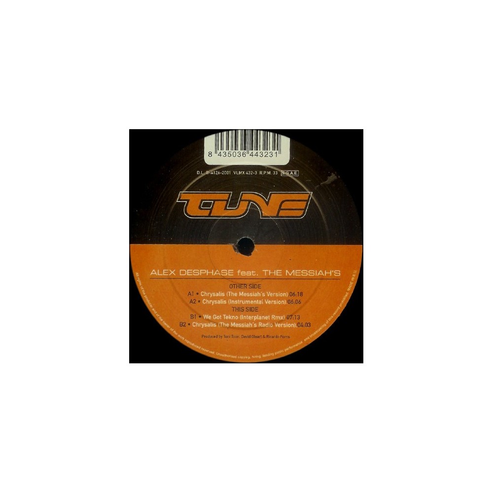 Alex Desphase & The Messiah's - Chrysalis