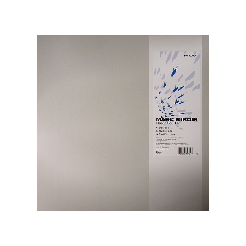 Marc Miroir ‎– Plastic Soul EP 