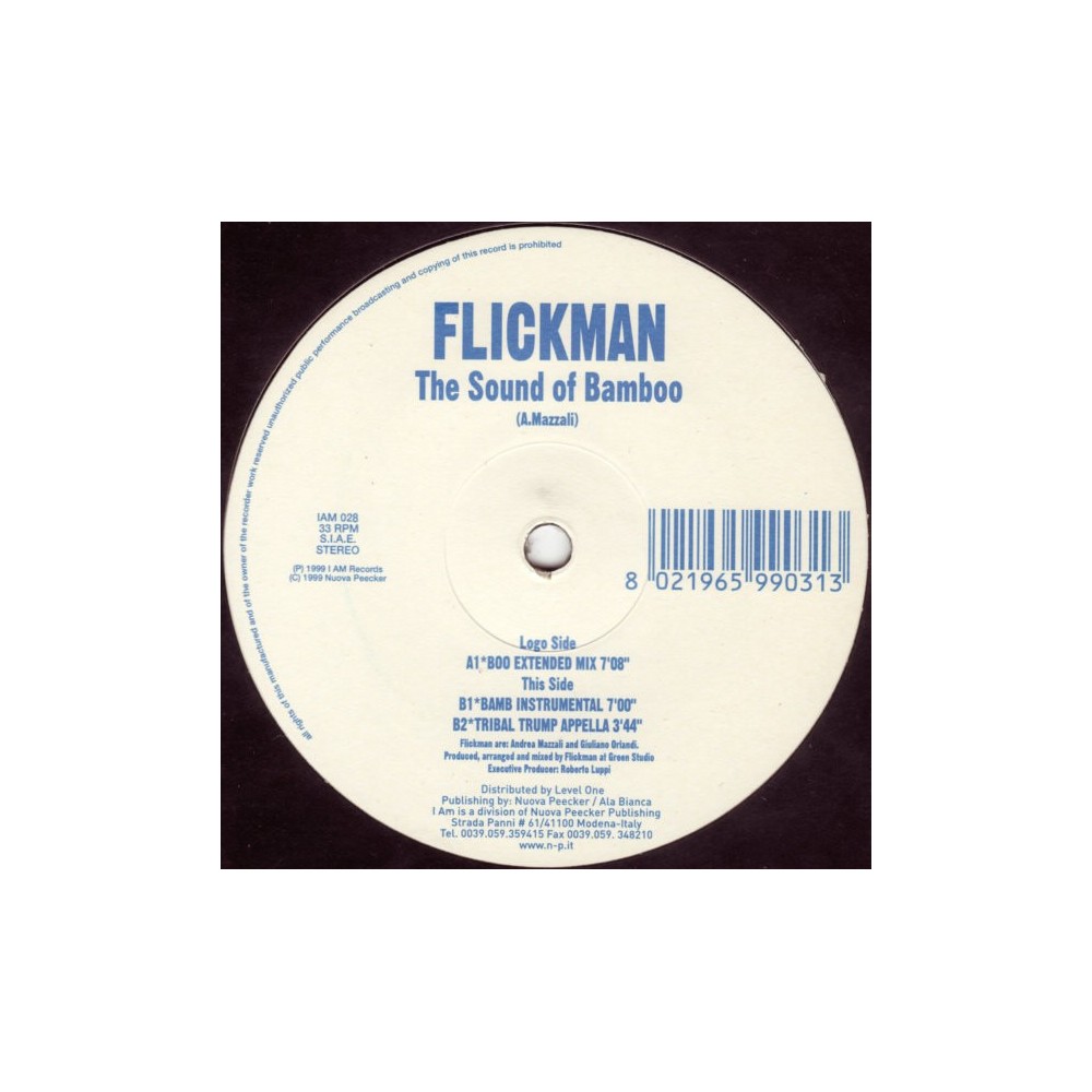 Flickman ‎– The Sound Of Bamboo 