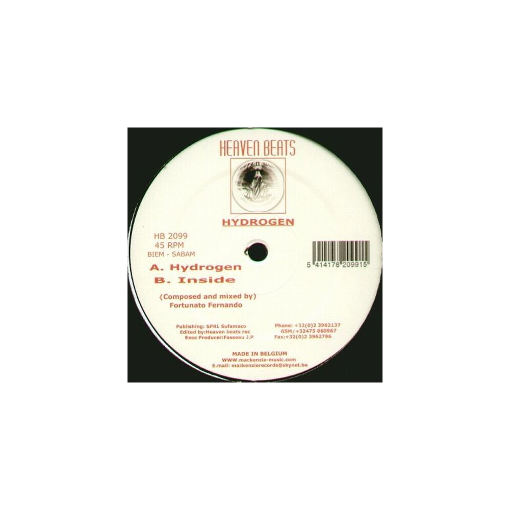 Hydrogen ‎– Hydrogen / Inside 