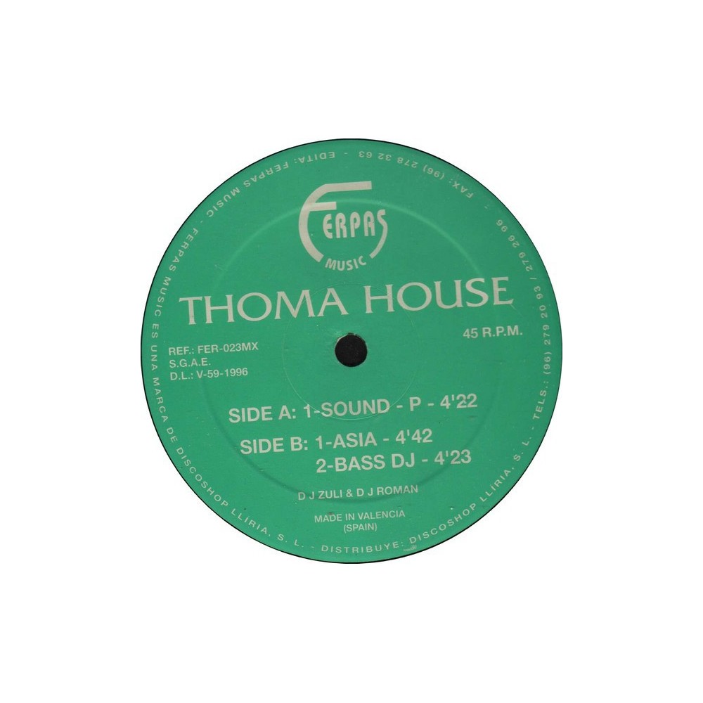Thoma House - Sound-P (TEMAZO BUSCADISIMO¡¡ FERPAS MUSIC)