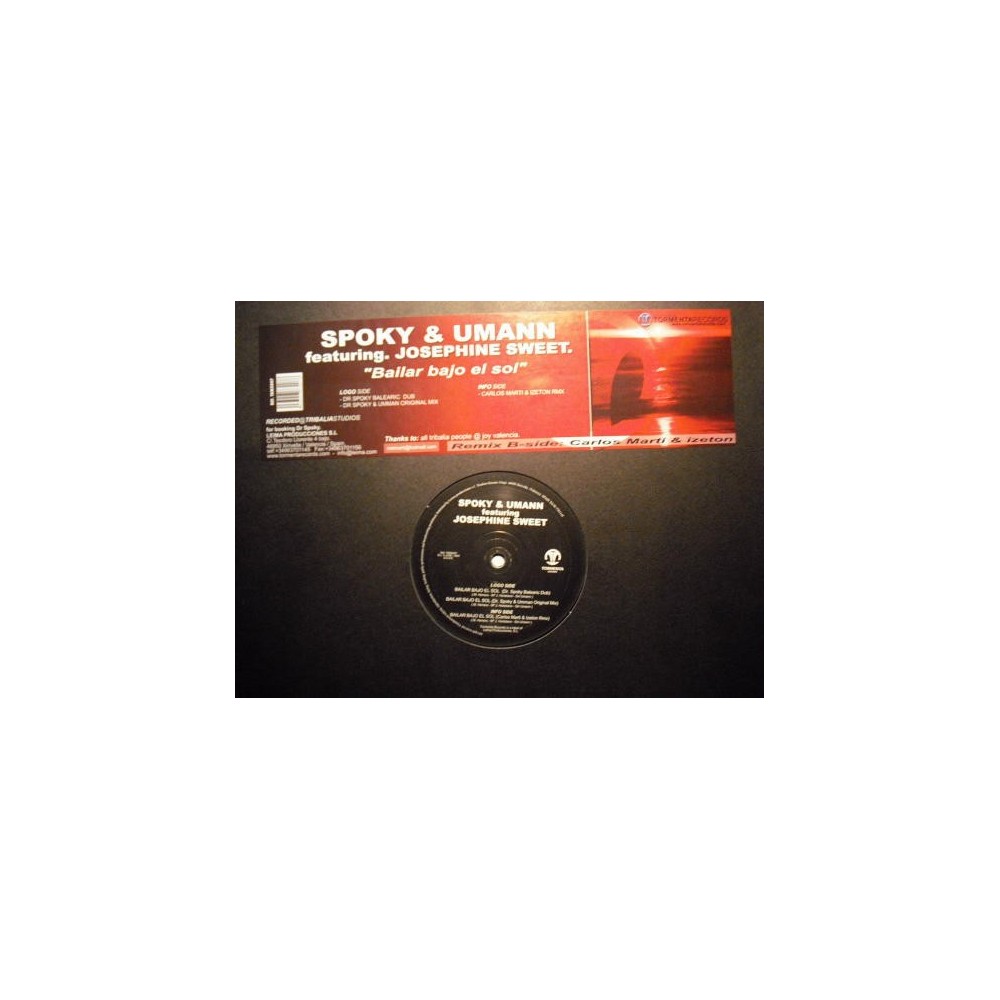 Spoky & Umann Featuring Josephine Sweet ‎– Bailar Bajo El Sol 