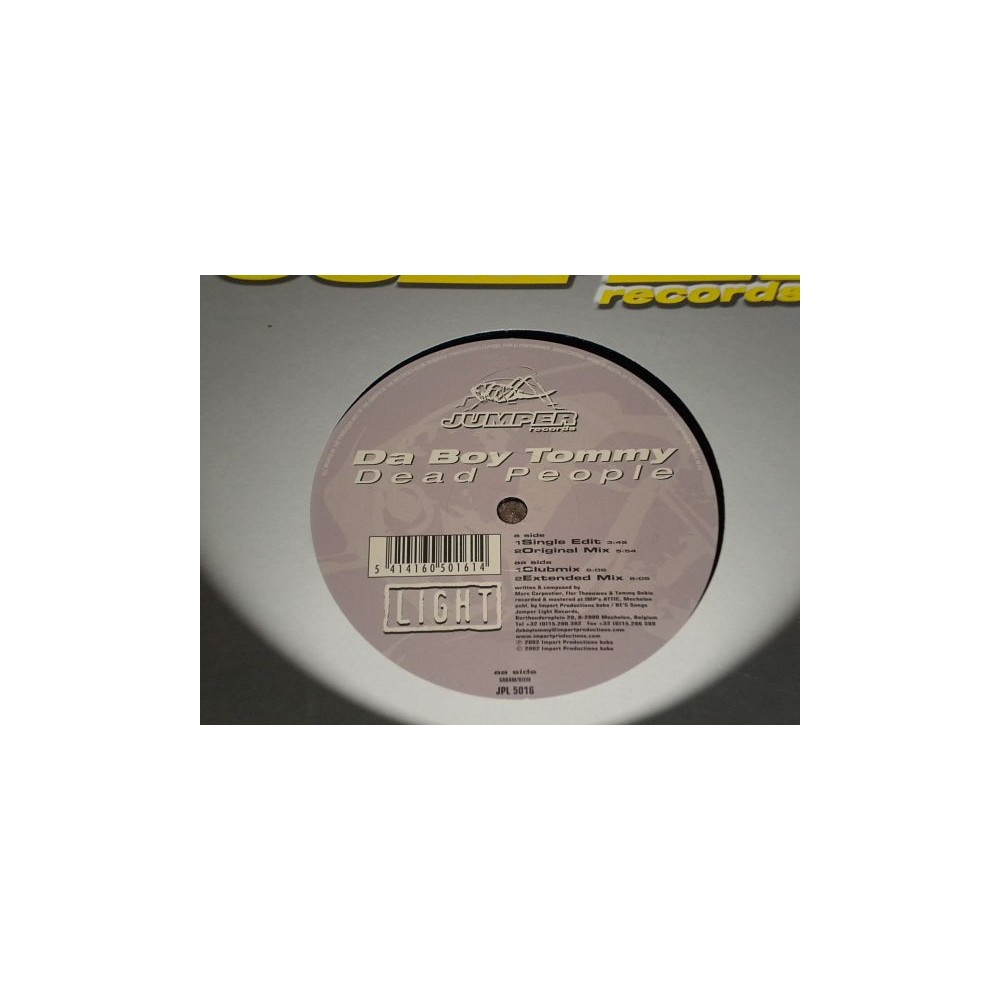 Da Boy Tommy ‎– Dead People