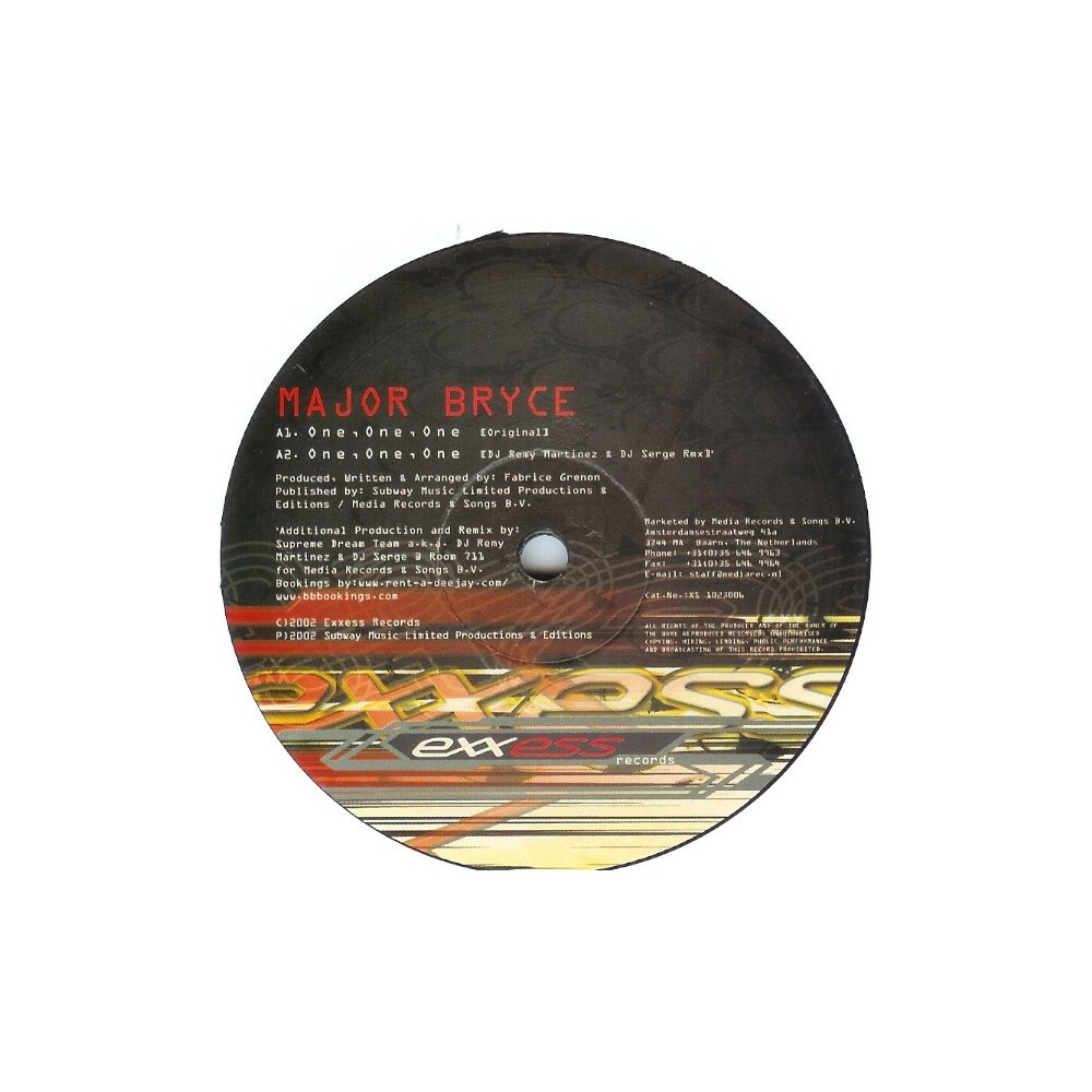 Major Bryce ‎– One, One, One 