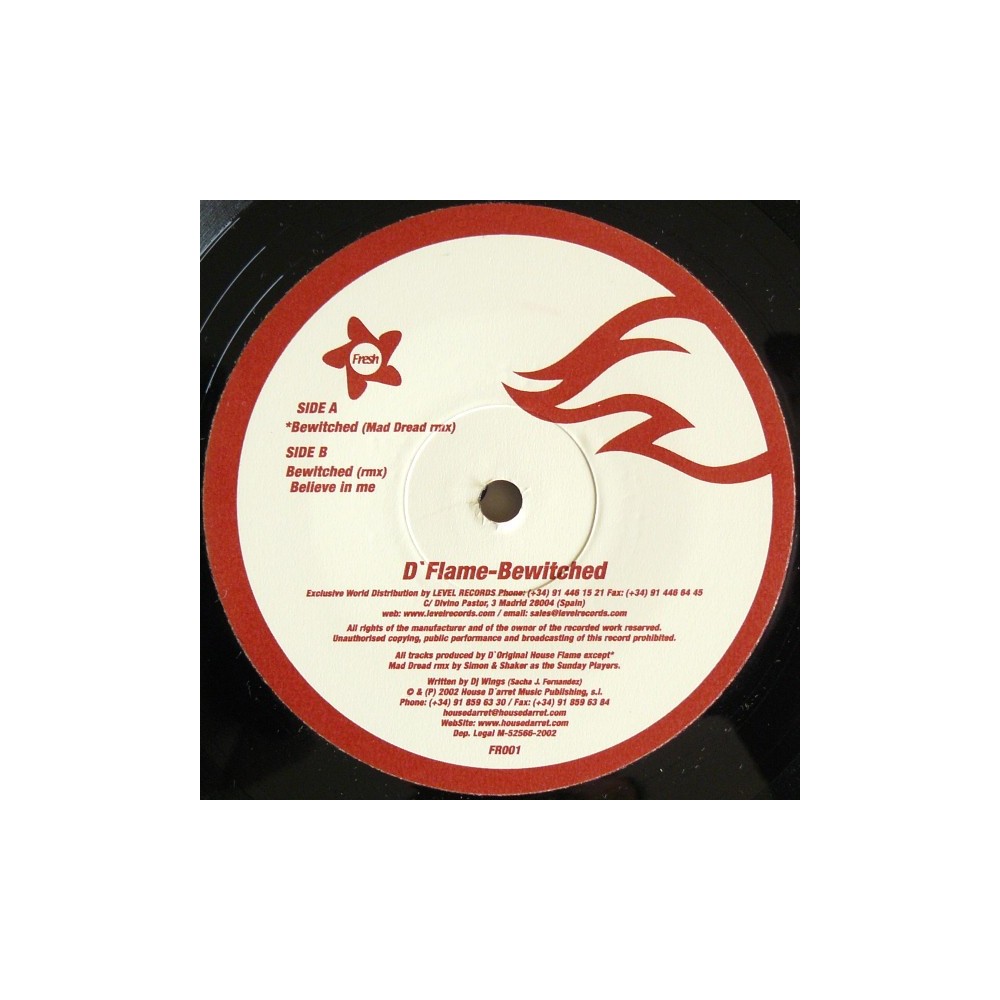 D'Flame ‎– Bewitched 