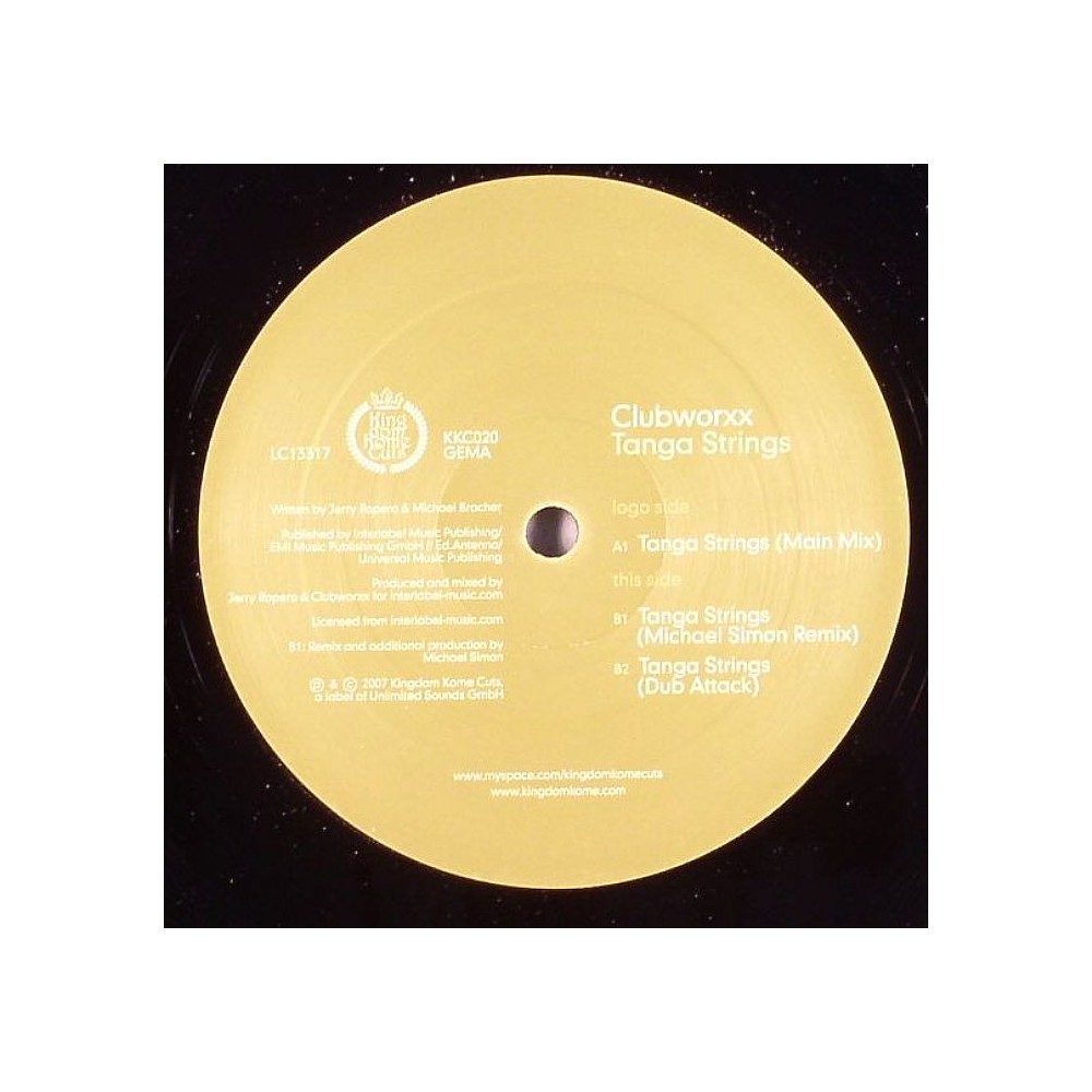 Clubworxx ‎– Tanga Strings