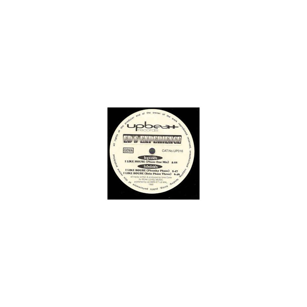 Ed's Experience ‎– I Like House 