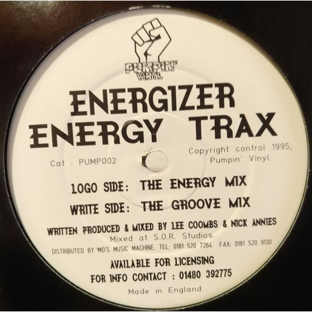 Energizer ‎– Energy Trax 