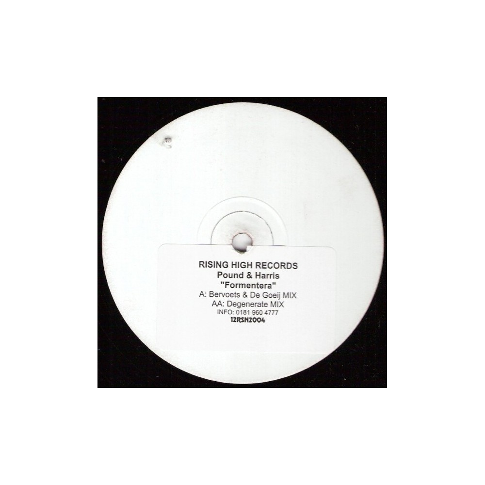 Pound & Harris ‎– Formentera (importación)