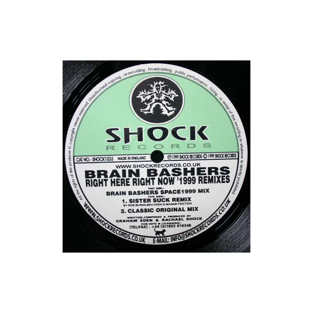 Brain Bashers ‎– Right Here Right Now (1999 Remixes) 