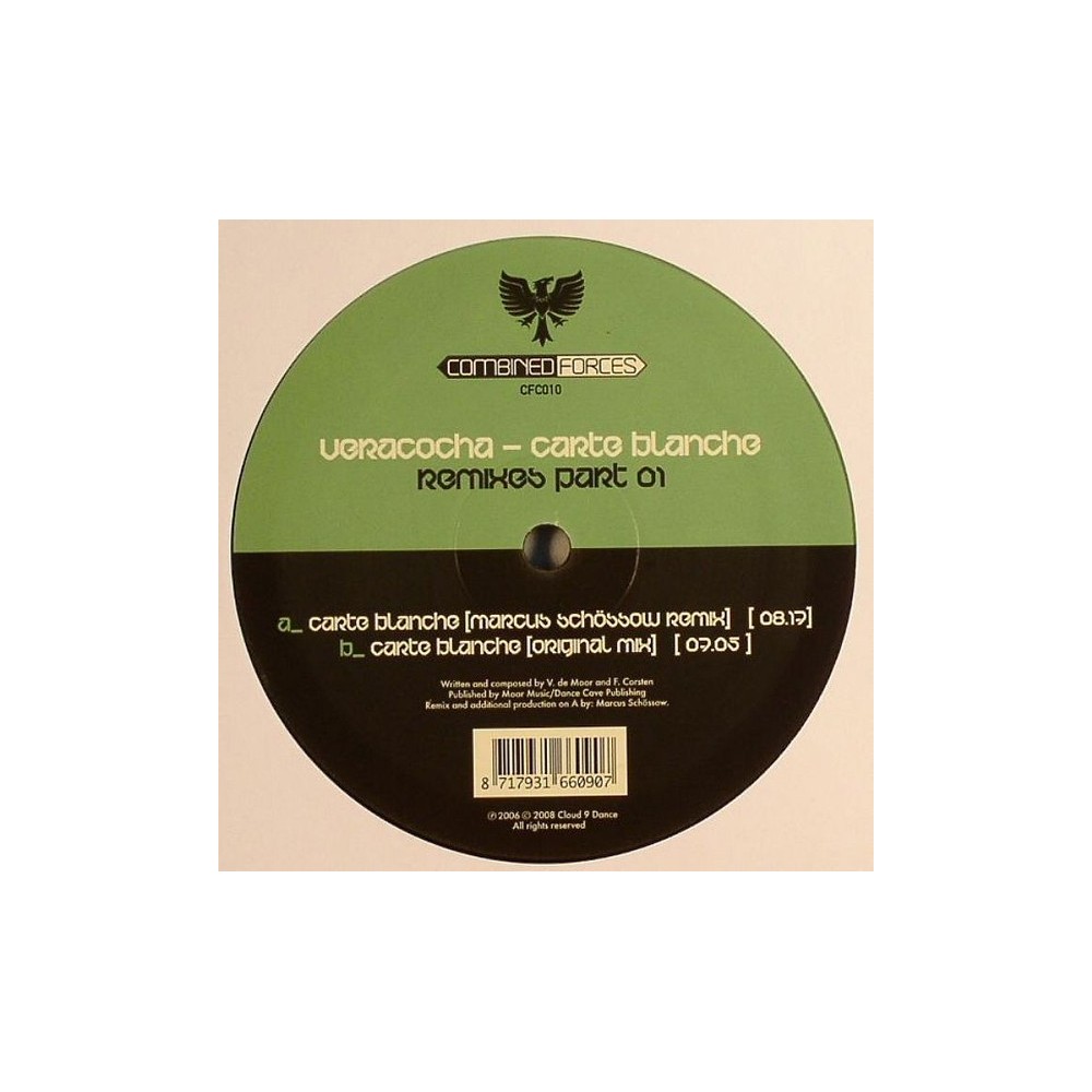 Veracocha ‎– Carte Blanche (Remixes Part 01) 
