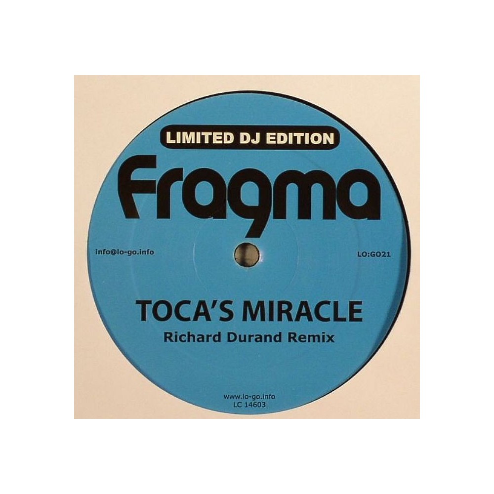 Fragma ‎– Toca's Miracle / Deeper 