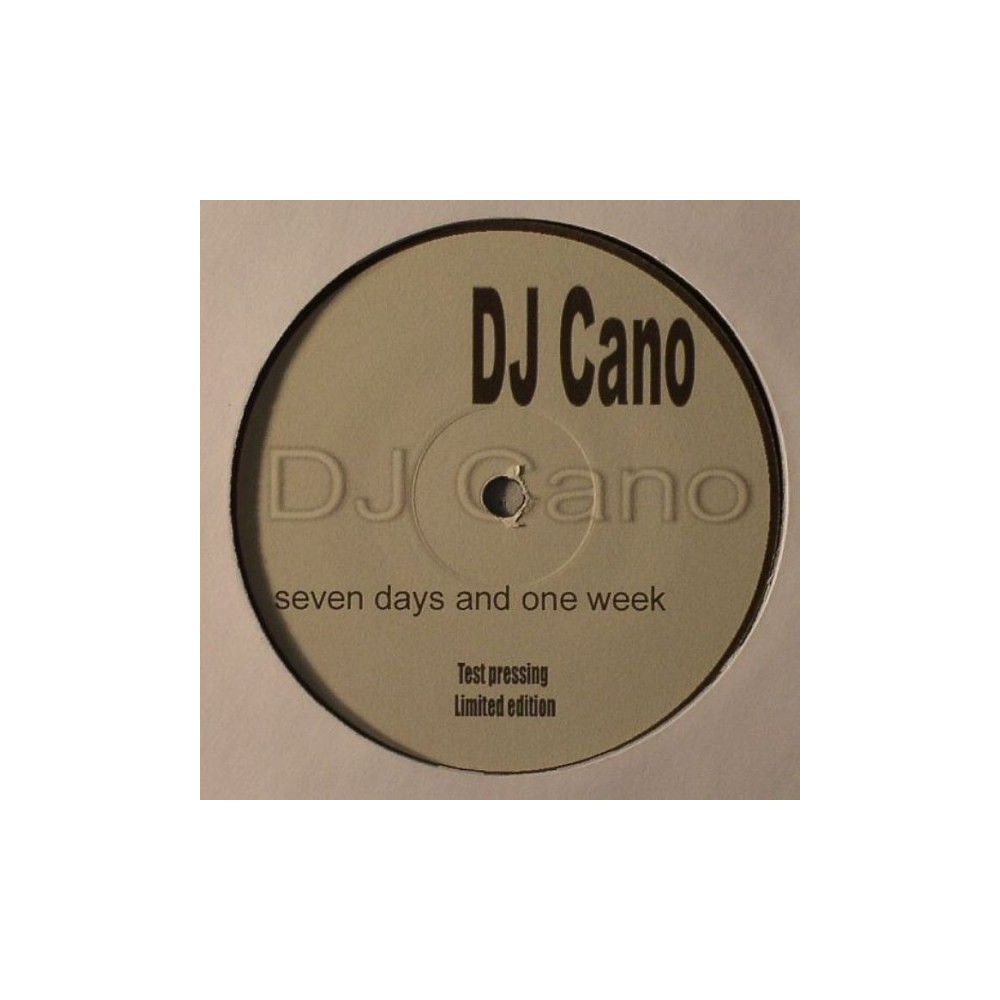 BBE ‎– Seven Days And One Week (DJ Cano Remix)