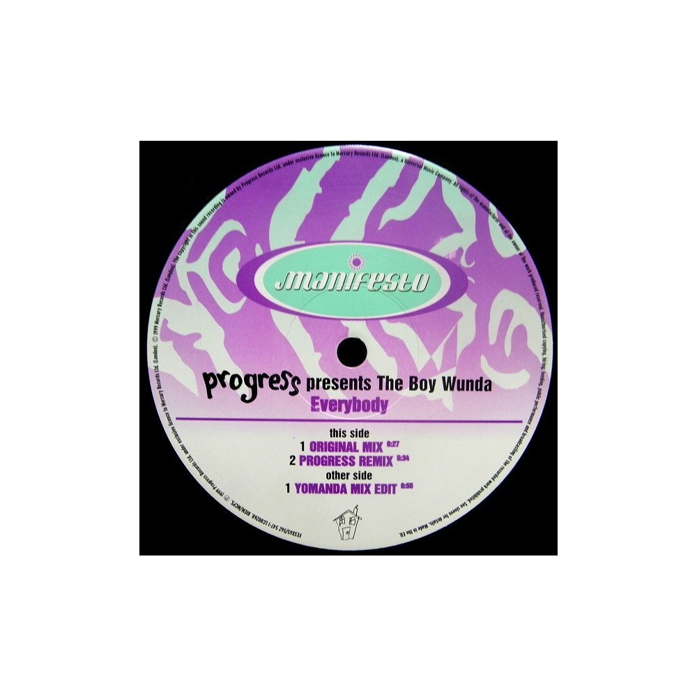 The Progress Presents Boy Wunda  - Everybody (BASE MÍTICA DEL 98¡¡¡)