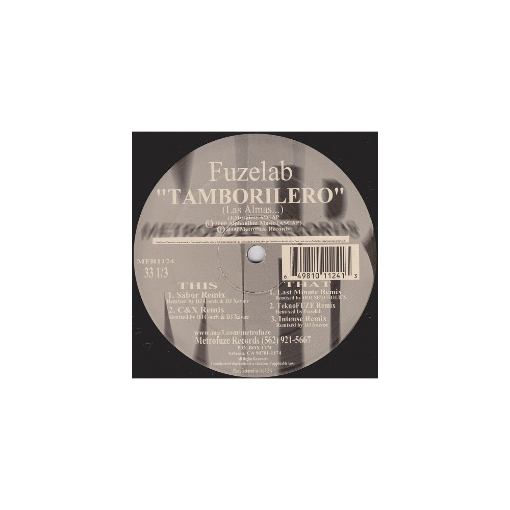 Fuzelab ‎– Tamborilero 