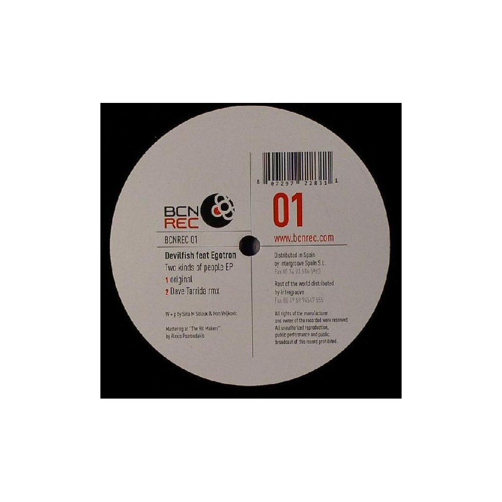 Devilfish ‎– Two Kinds Of People EP 