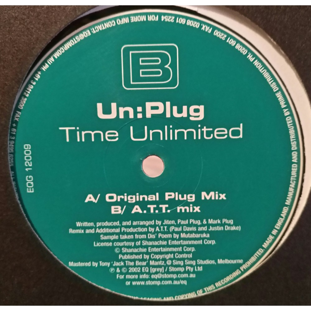 Un:Plug ‎– Time Unlimited (SONIDO KALKAT)