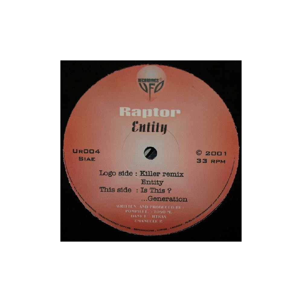 Raptor ‎– Entity