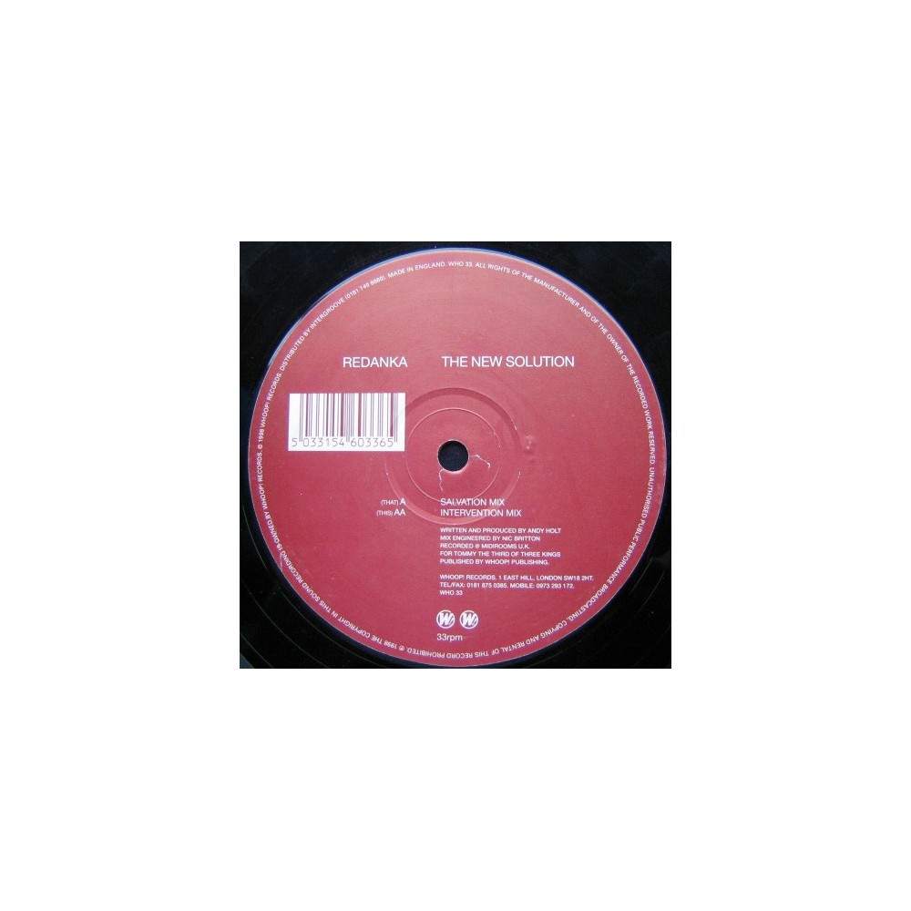 Redanka ‎– The New Solution 