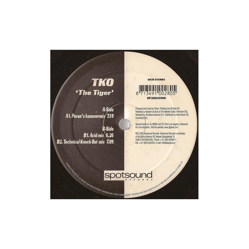 TKO ‎– The Tiger