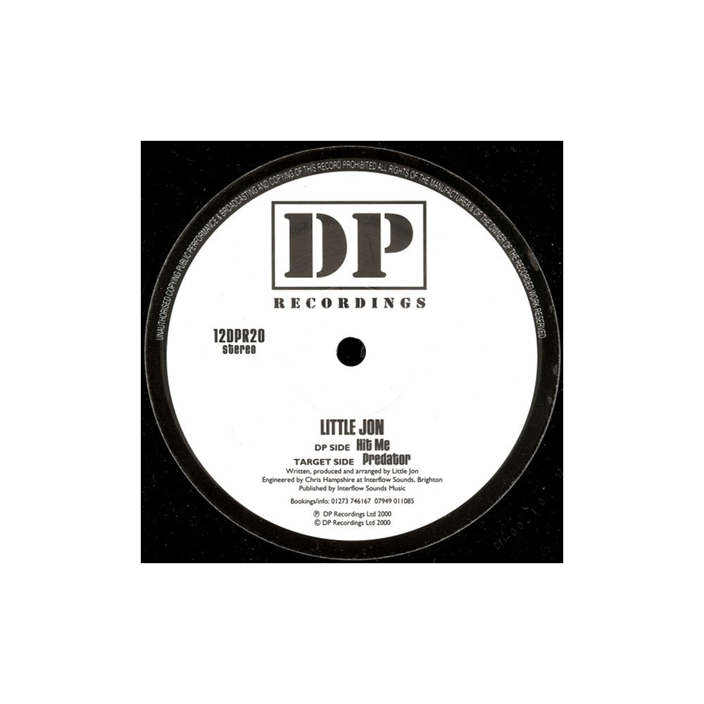 Little Jon ‎– Hit Me / Predator