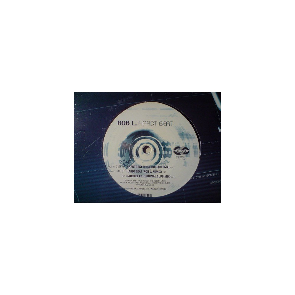 Rob L. ‎– Hardt Beat 