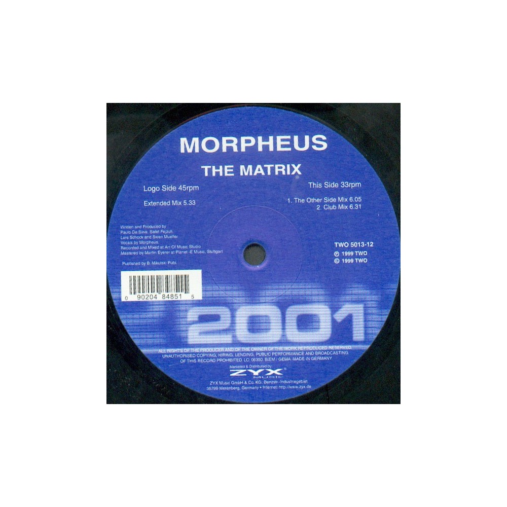 Morpheus ‎– The Matrix 