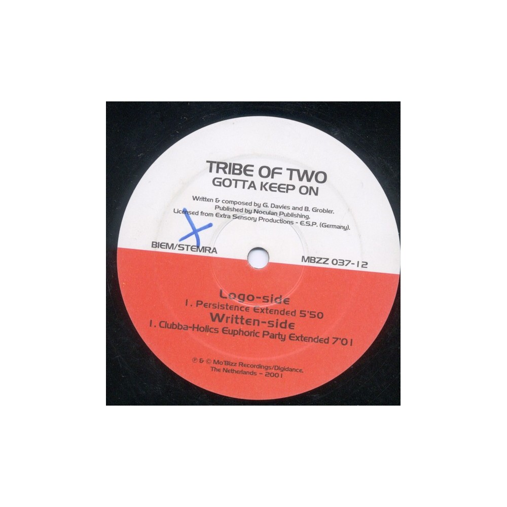 Tribe Of Two ‎– Gotta Keep On 